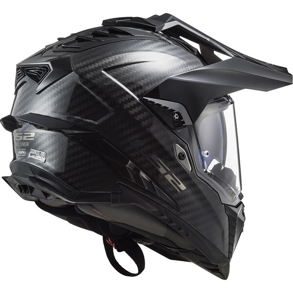 LS2 - Casque MX701 Explorer Carbon Solid Carbone