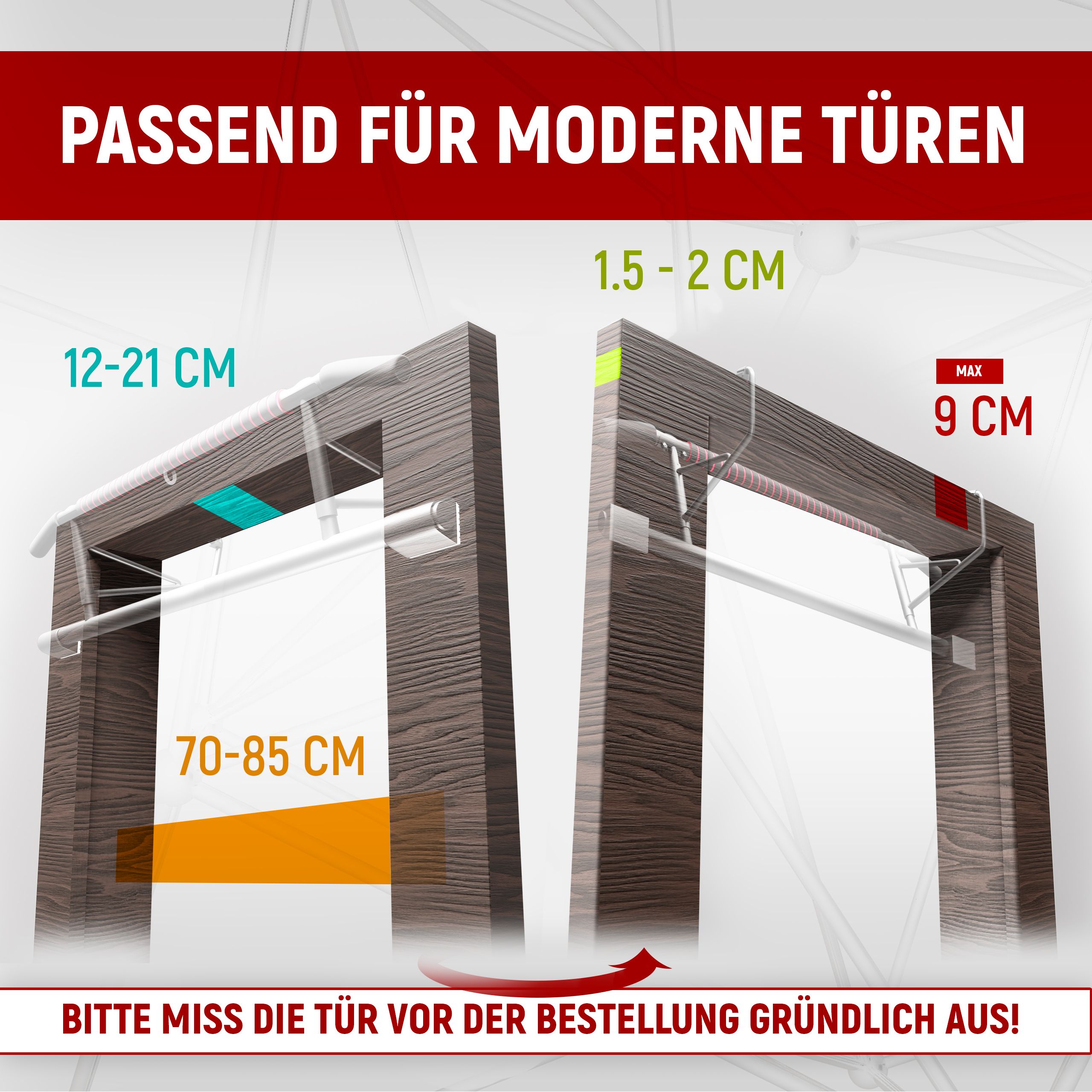 NEOLYMP Klimmzugstange Türrahmen