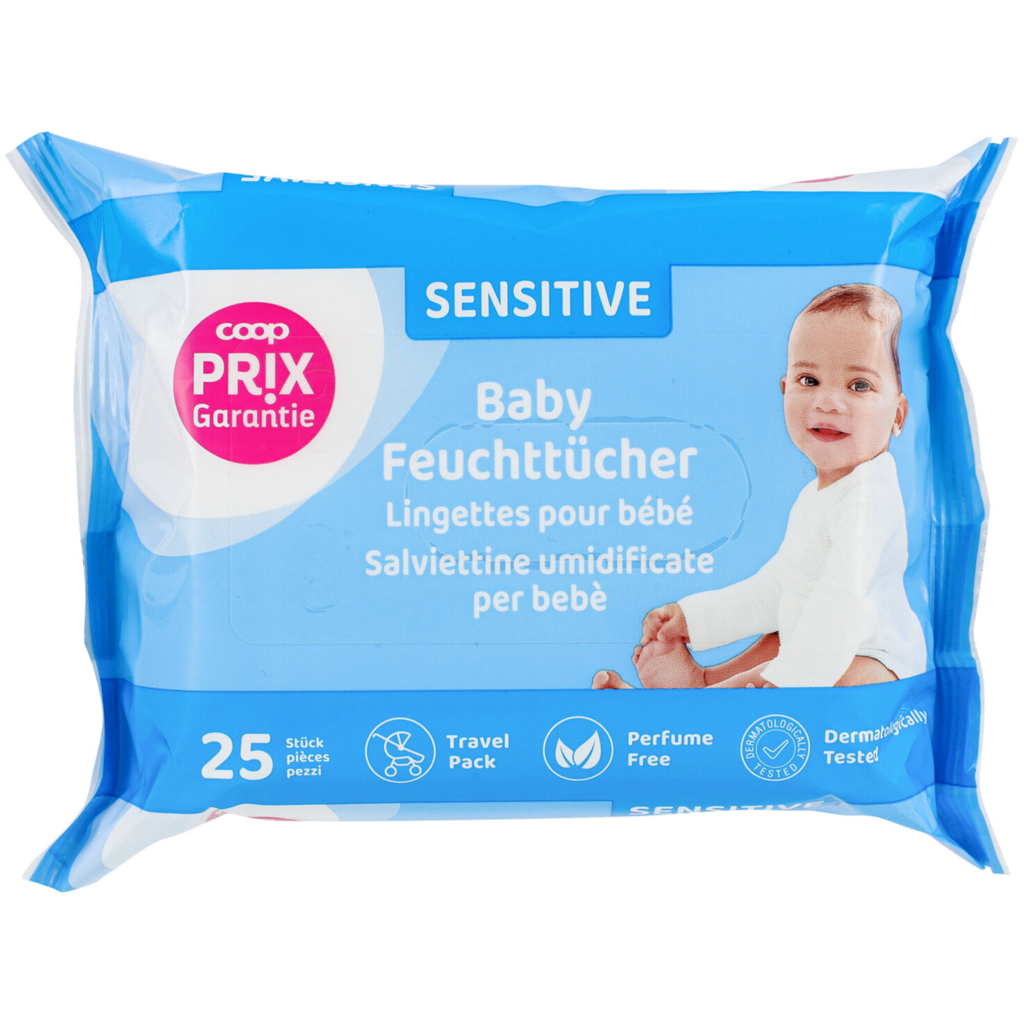 Prix Garantie Baby Sensitive Feuchttücher 25 Stück