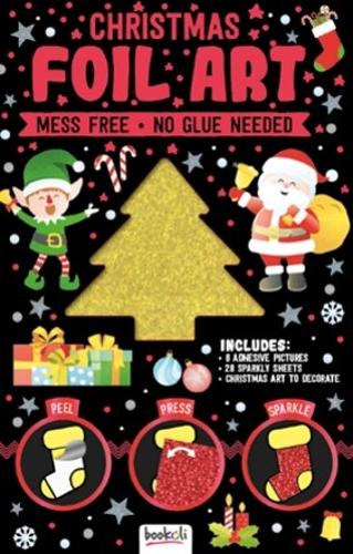 Christmas Foil Art - Sparkly Art (Spiral bound)