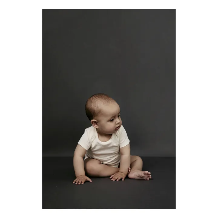 Gray Label Body Manches Courtes Coton Bio | Blanc cassé