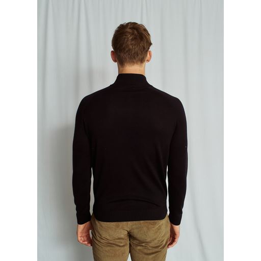Bruun & Stengade Pelle Striktrøje, Black, L