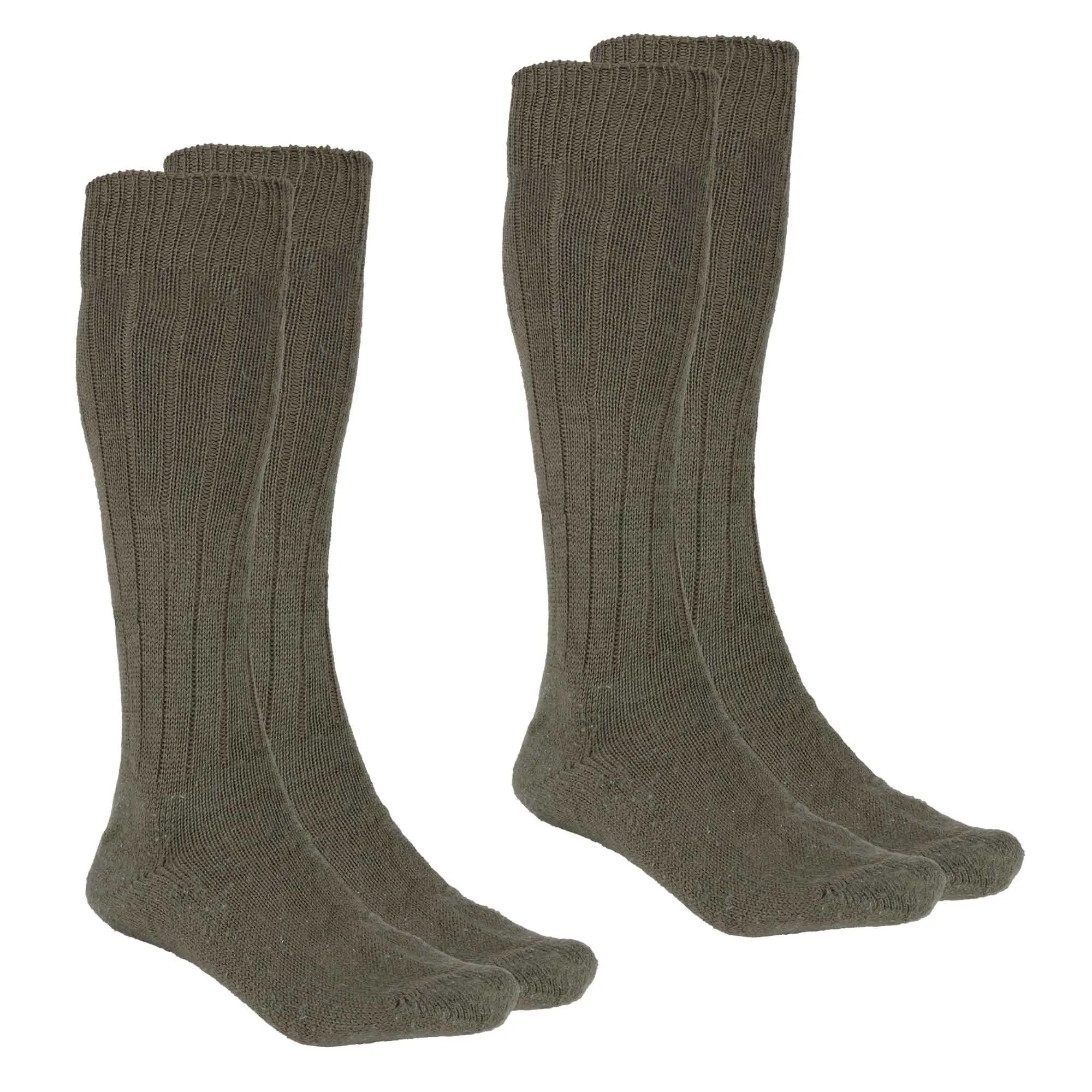 Bundeswehr Original -  BW Stiefelsocke oliv gebraucht 2er Pack