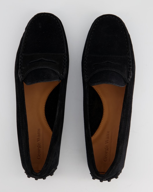 George Watts D0040002/005 Slipper in Schwarz