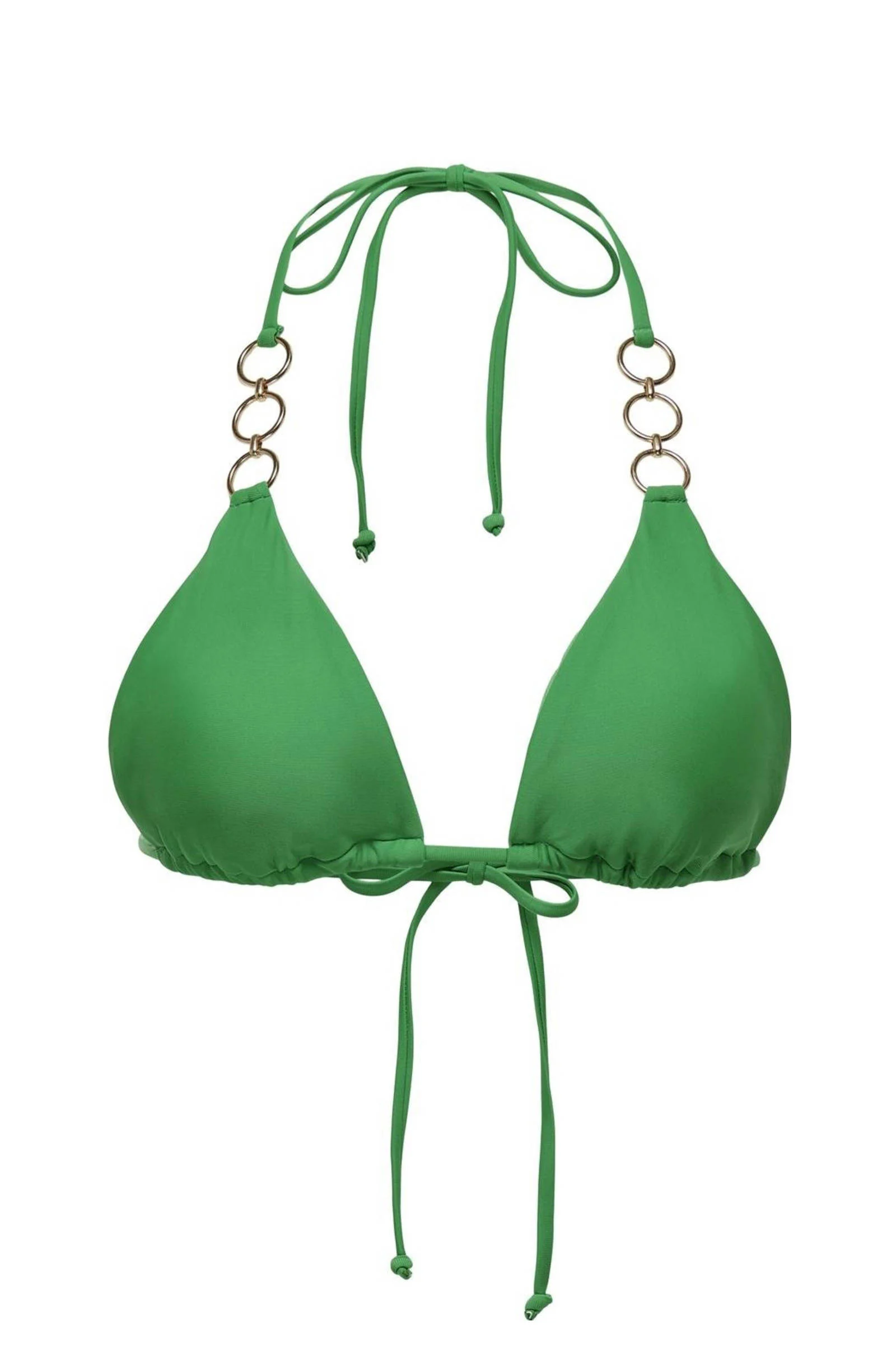 ONLY voorgevormde triangel bikinitop ONLRIO groen