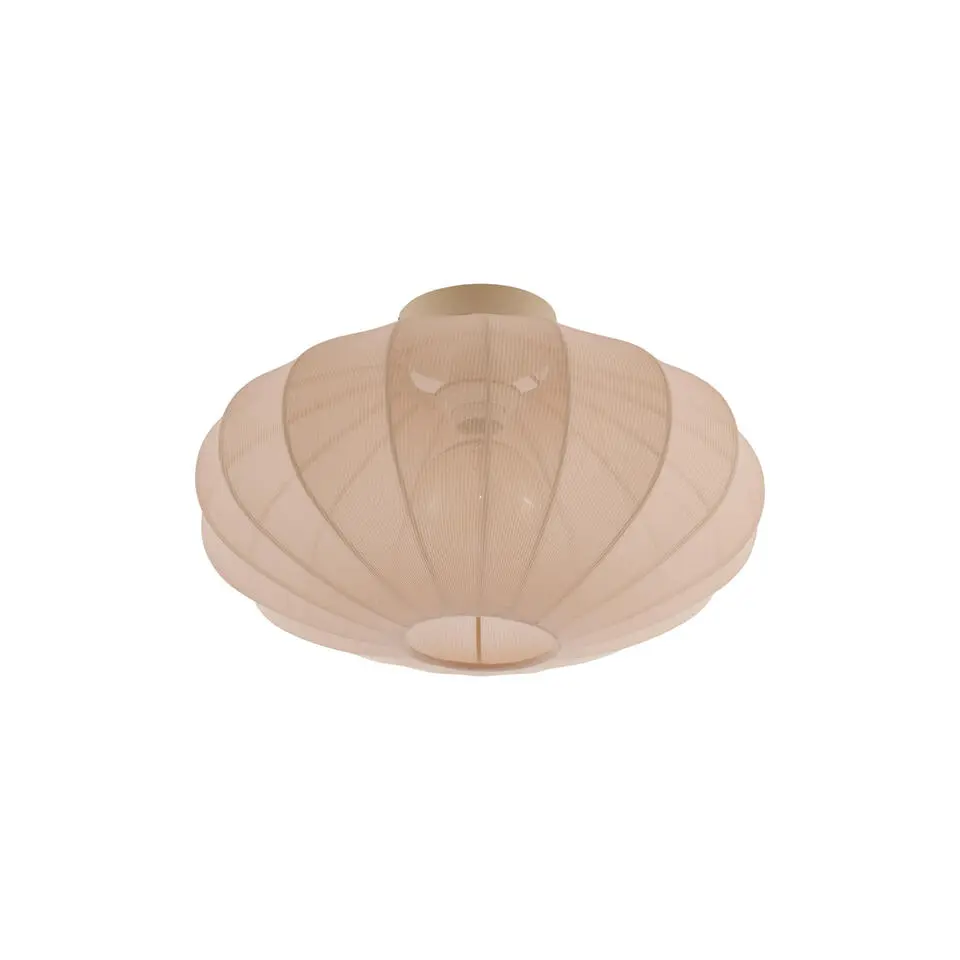 Qazqa plafondlampen bida beige e27