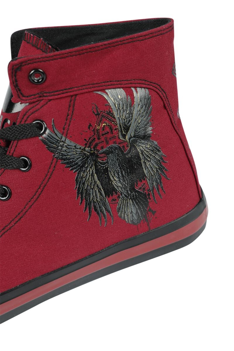 Baskets Imprimé Corbeau | Black Premium by EMP Baskets hautes