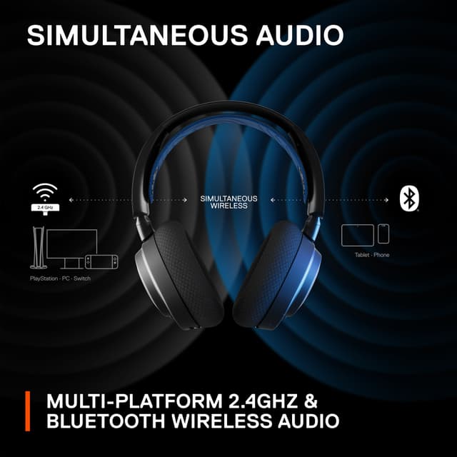 SteelSeries Arctis Nova 7P trådløst gaming headset