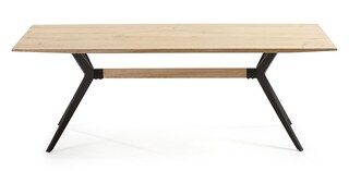 Kave Home Esstisch AMELIE 90 x 160 cm Eiche hell massiv