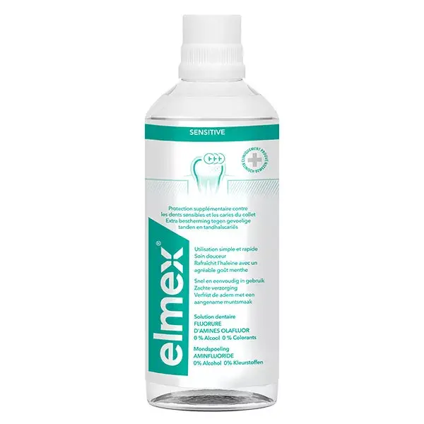 Solução dental Elmex Sensitive sem álcool 400ml