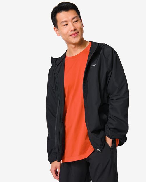veste de sport coupe-vent homme noir