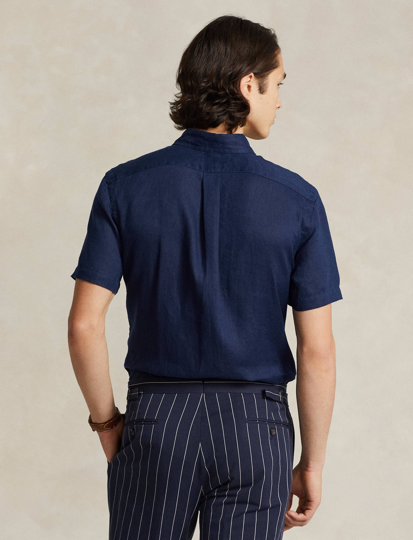 Polo Ralph Lauren| Herren Leinenhemd Custom Fit Kurzarm