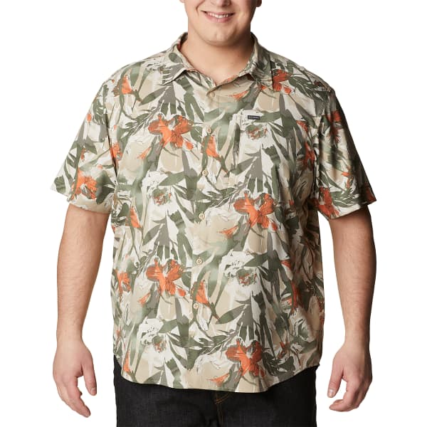 Chemise randonnée COLUMBIA SILVER RIDGE™ UTILITY LITE NOVELTY SHORT SLEEVE SHIRT ANCIENT FOSSIL/FLORICULTURE PRINT