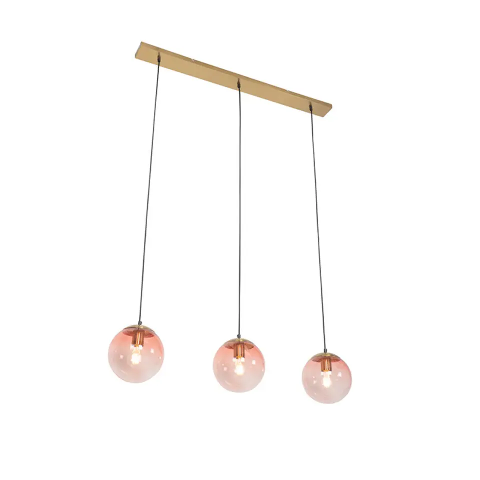 Qazqa hanglampen pallon roze e27