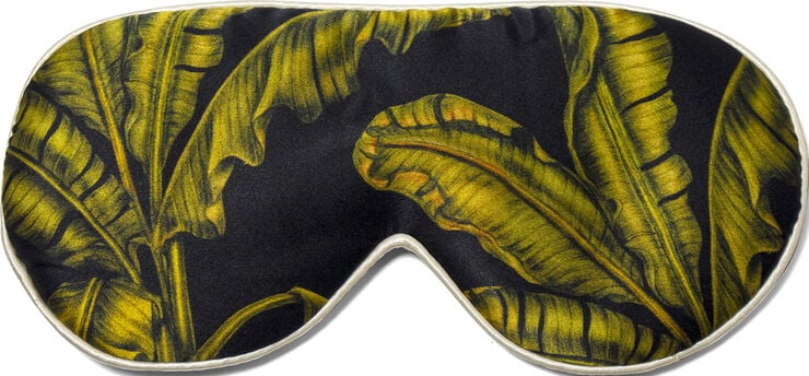 Fan Palm Fan Palm sleeping mask print black Tropical black