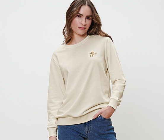 Sweatshirt mit Stickerei