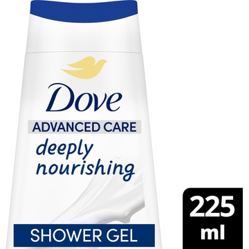 Dove Advanced Care Verzorgende Douchegel Deeply Nourishing 225 ml