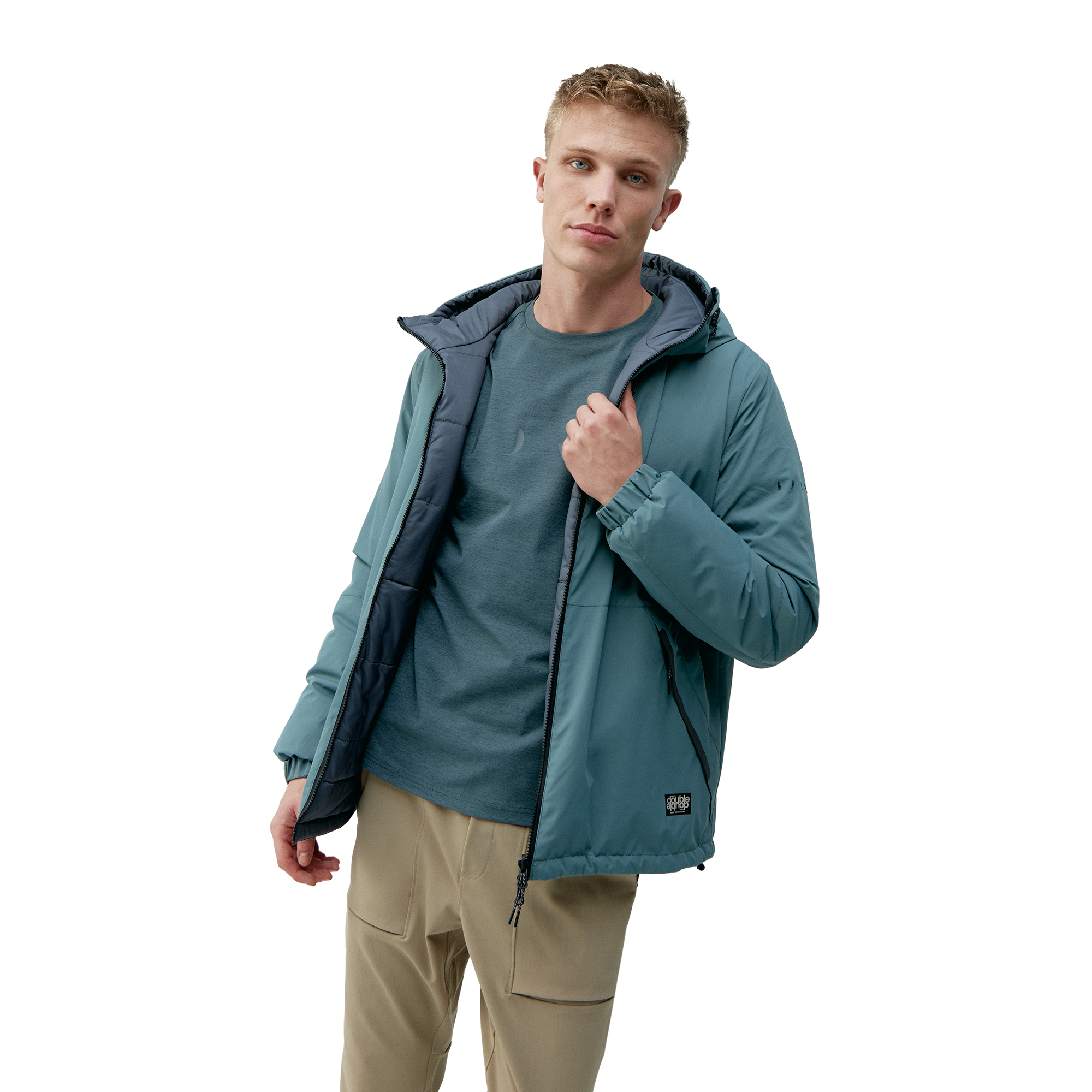 VOLGA - Manteau d'hiver réversible déperlant volga | Vert