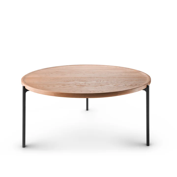 Eva Solo - Savoye Couchtisch, Ø 90 x H 42 cm, Eiche natur / schwarz