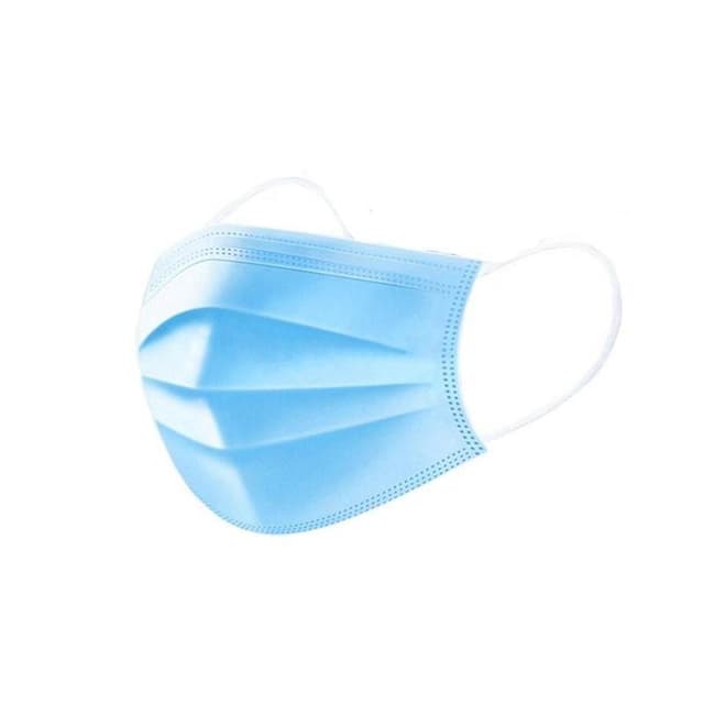 50 pk. mundbind, beskyttelsesmaske, åndedrætsværn i 3 lag