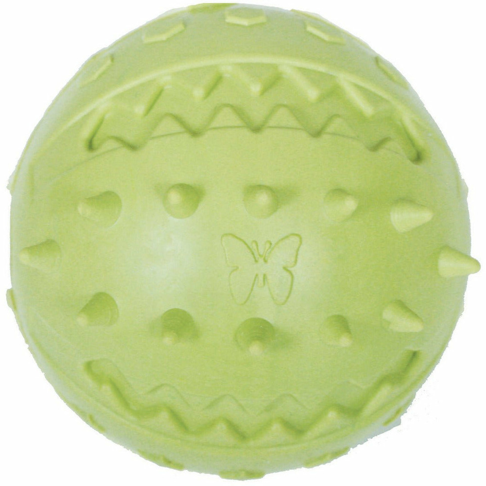 Balle picots pour chiens en caoutchouc naturel pour nettoyage dentaire