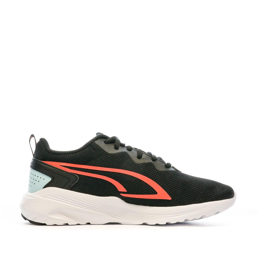 Puma Baskets Noires/Orange Garçon Puma All-day Active
