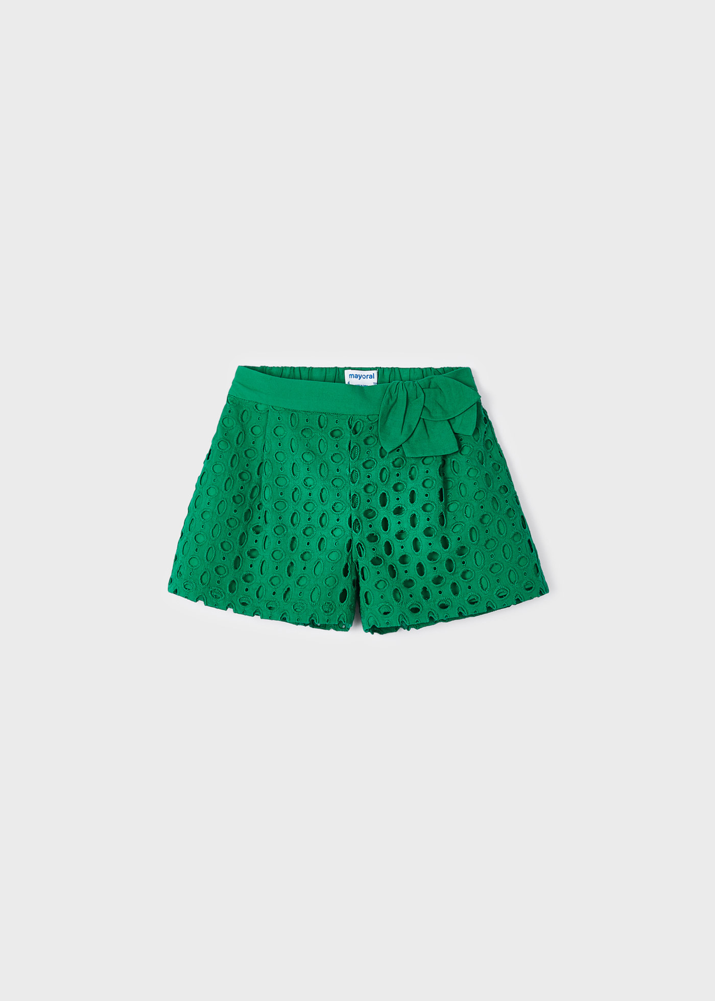 shorts perfurados para meninas