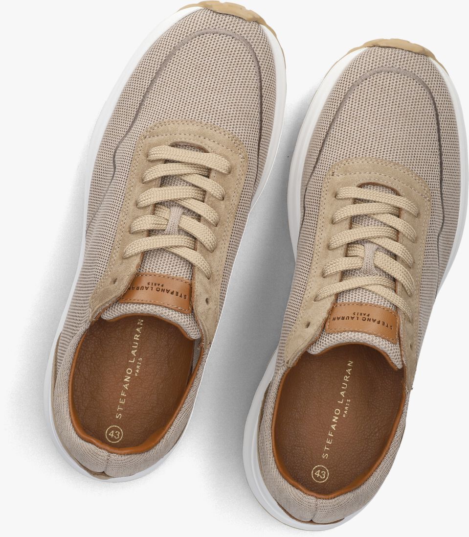 grijze stefano lauran lage sneakers lj2505