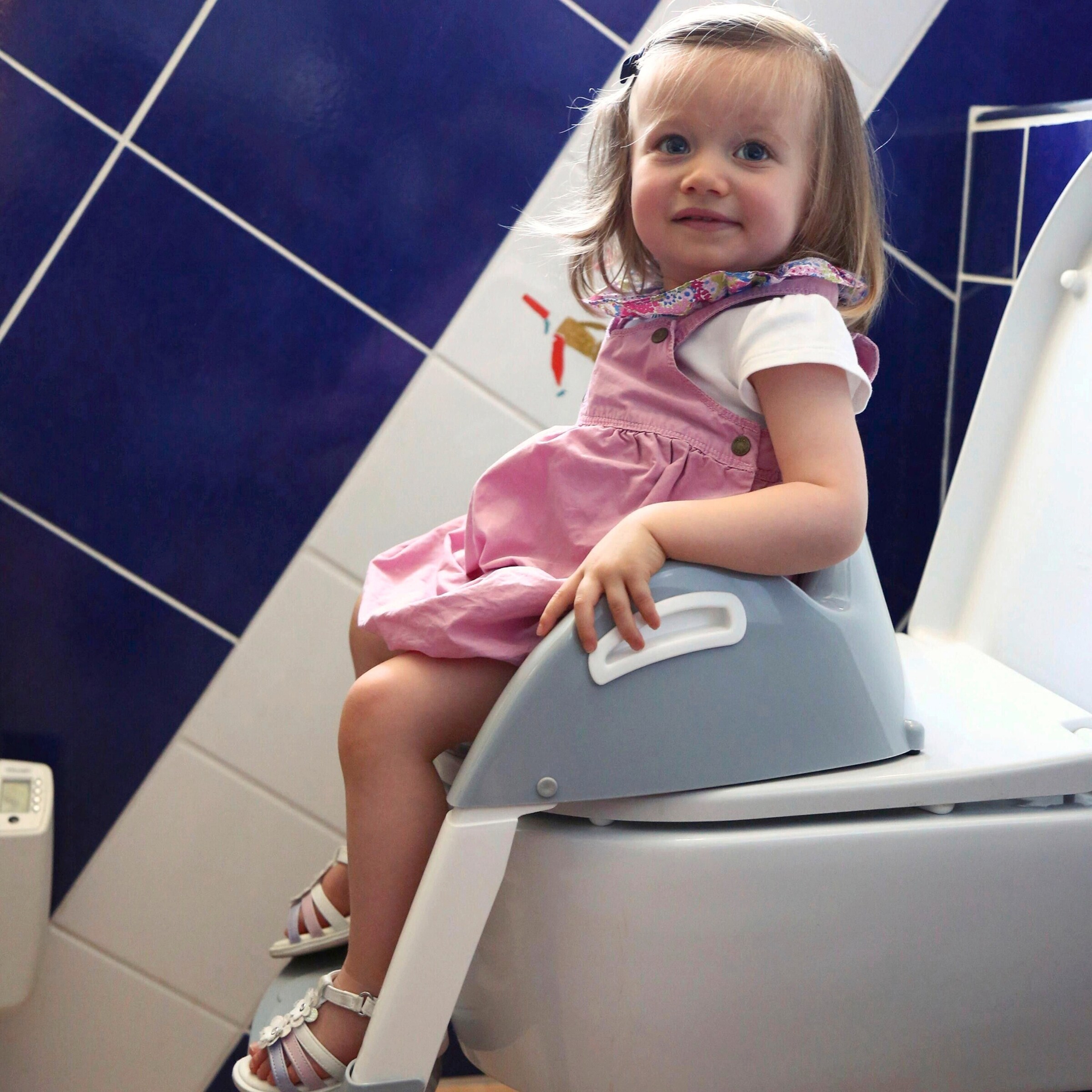 Thermobaby Toiletten-Trainer Kiddyloo Grey charm/White
