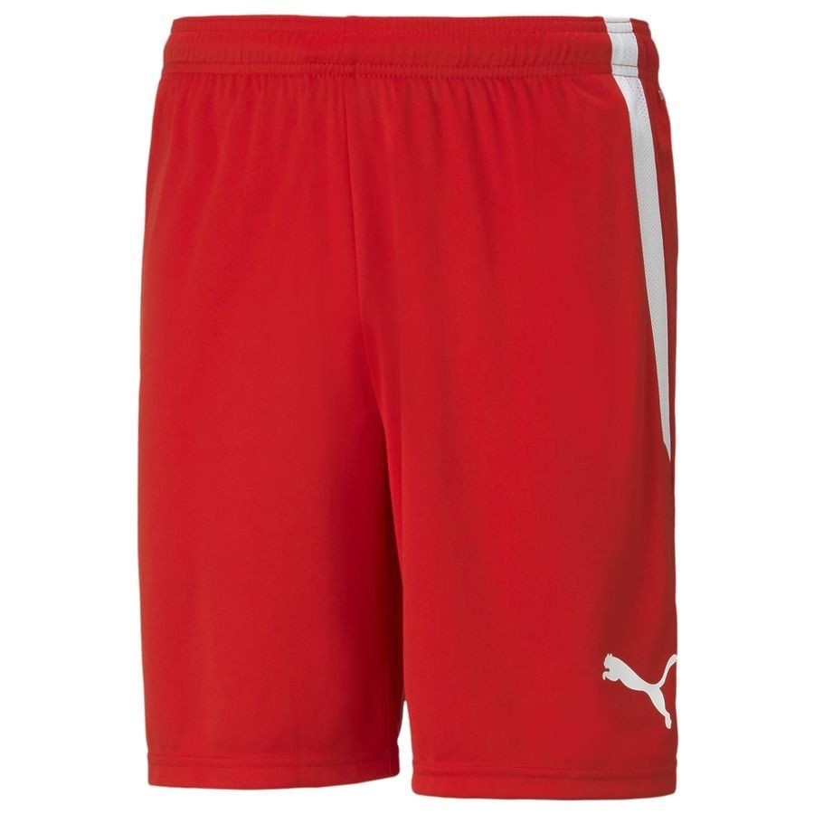PUMA Short teamLIGA - Rouge/Blanc
