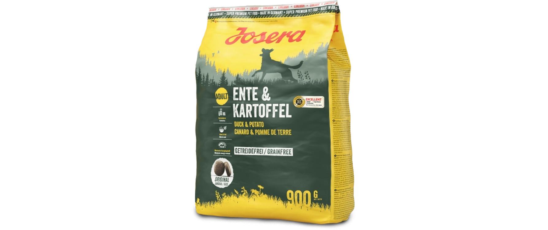 Trockenfutter Ente & Kartoffel, 900 gAlleinfuttermittel für ausgewachsene Hunde
