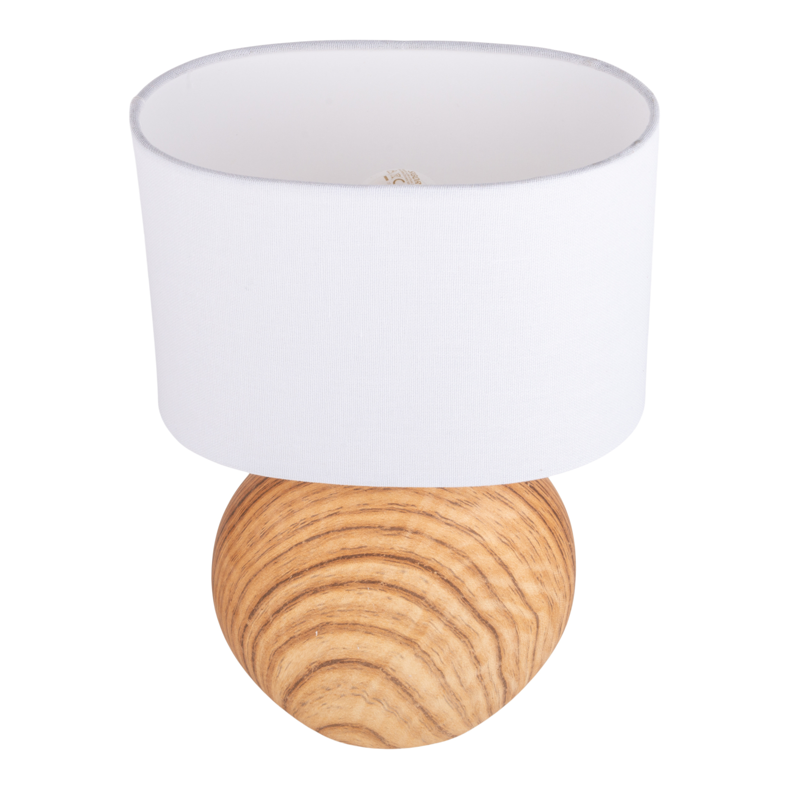 Keramik-Tischleuchte WOODY - naturfarben - 31,5 cm