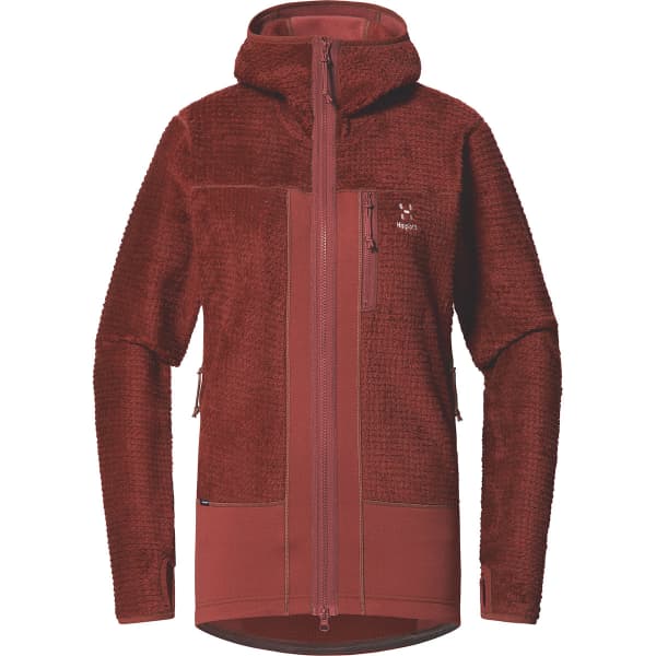 Veste polaire ski rando HAGLÖFS VASSI MID HOOD W CARMINE RED