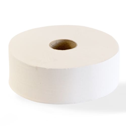 Papier toilette rouleau géant Jumbo blanc 1 pli assoupli 640m continu Paredes Access