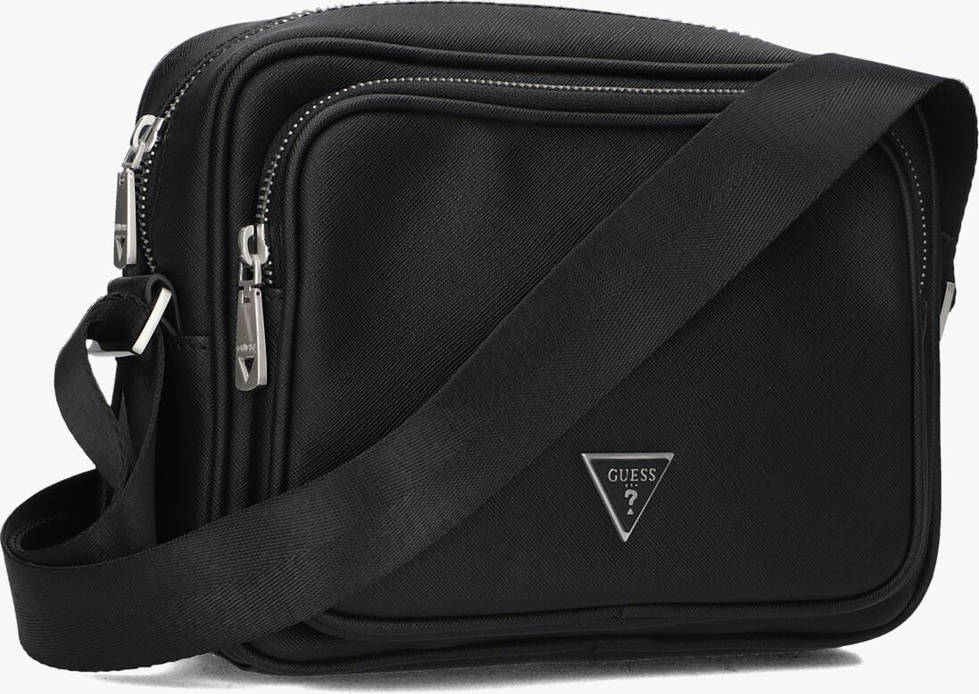 GUESS zwarte guess schoudertas certosa camera bag medium
