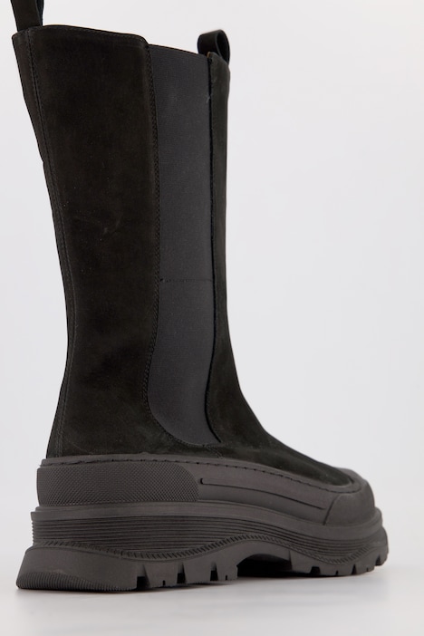 Chelsea-Boots, Elastikeinsatz, Reißverschluss, Weite H