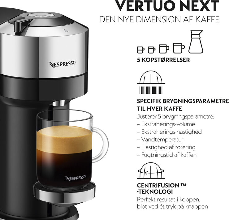 Nespresso Vertuo Next DeLux ENV120C Sort