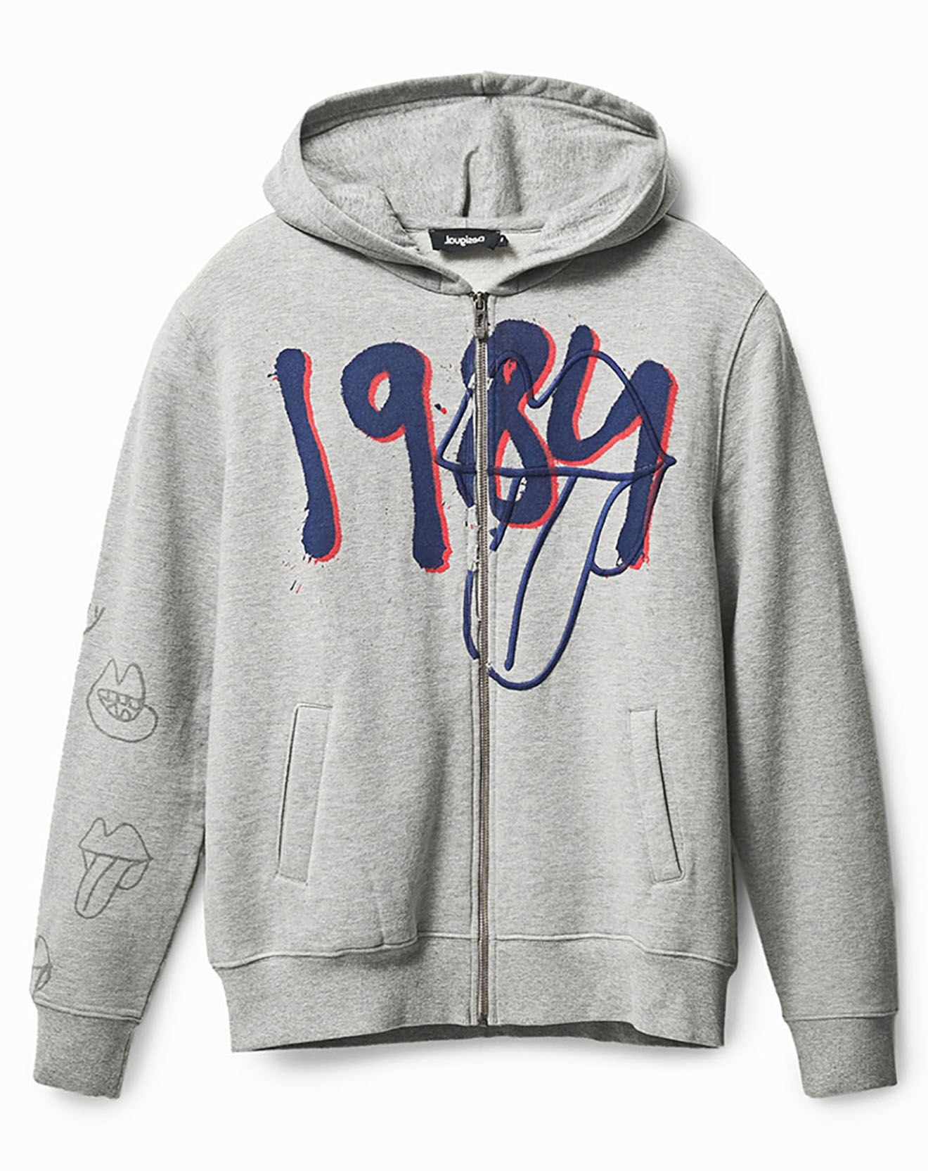 Desigual Sweat Ryan gris clair