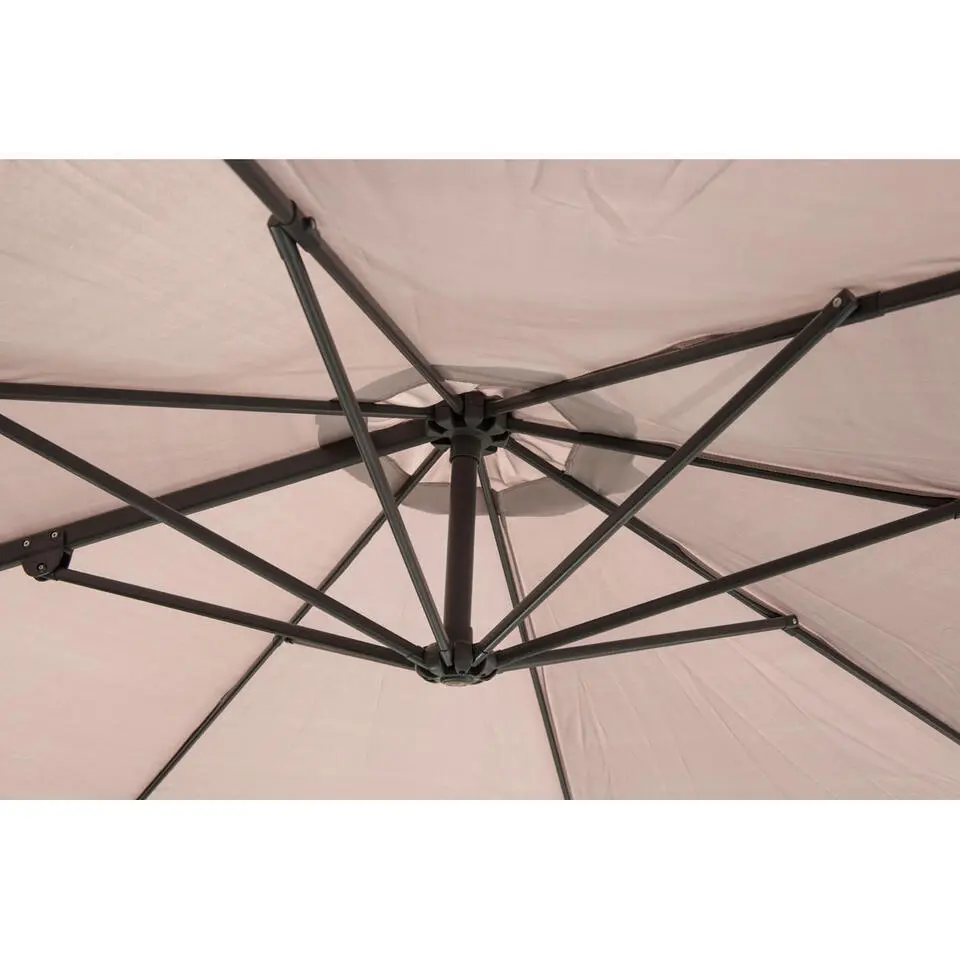 Garden Impressions Hawaii zweefparasol S 250 x 250 cm taupe