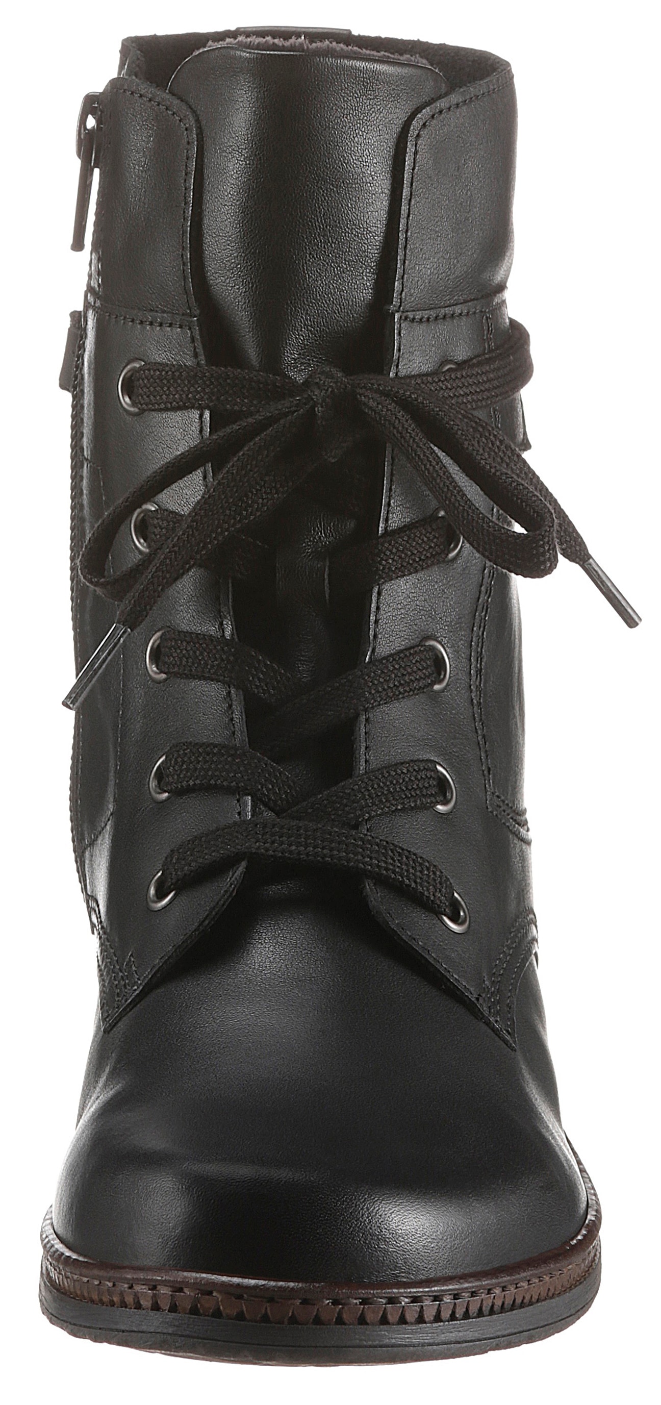 Gabor Schnürstiefelette  , Blockabsatz, Schnürboots, Businessschuh mit Best Fitting Ausstattung