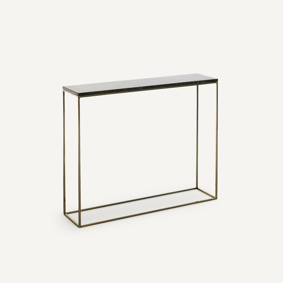 AM.PM<br>Console com efeito de latão envelhecido/mármore, Mahaut