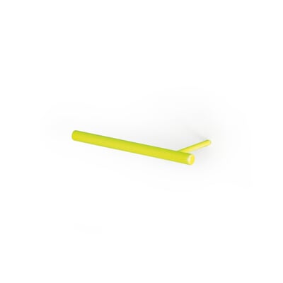 Toilettenpapierhalter Line Hook, RAL 1026 Leuchtgelb