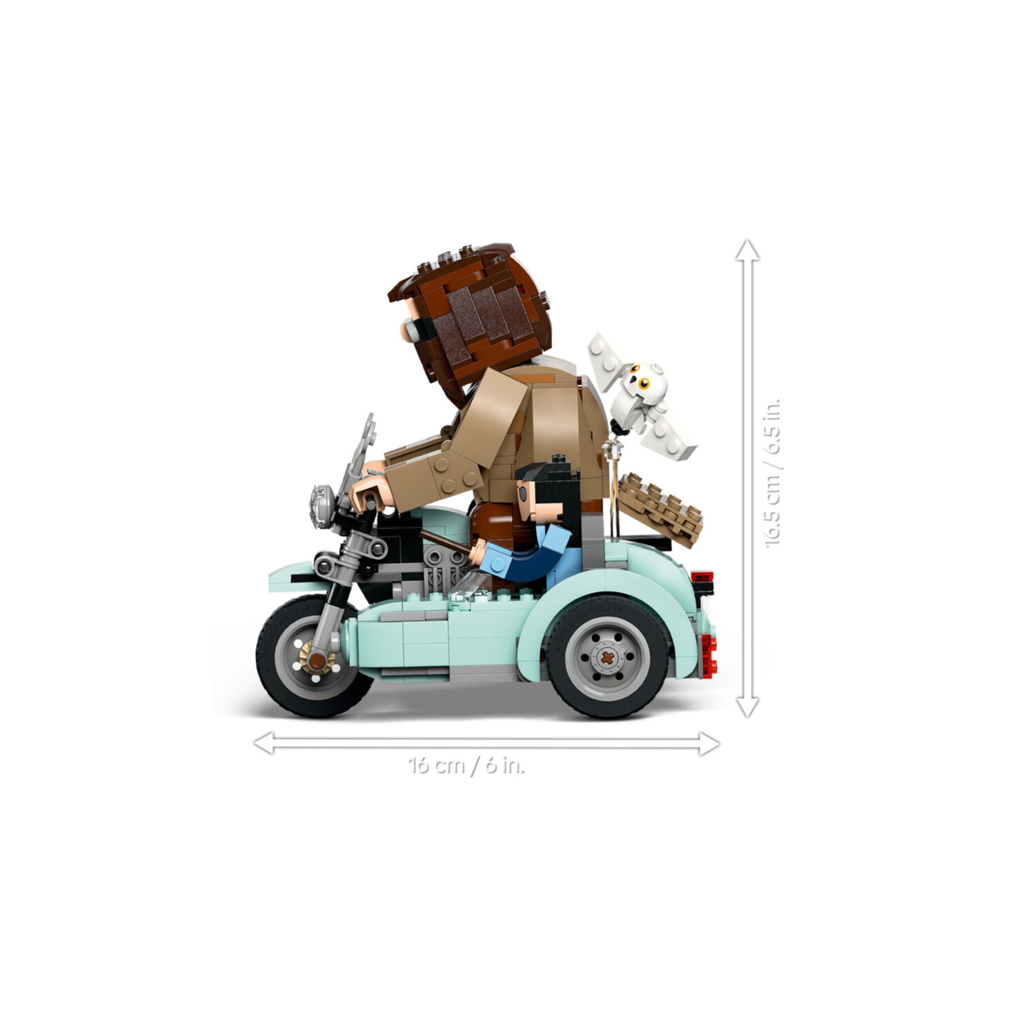 LEGO® Harry Potter 76443 Hagrids und Harrys Motorradtour ab 9 Jahren