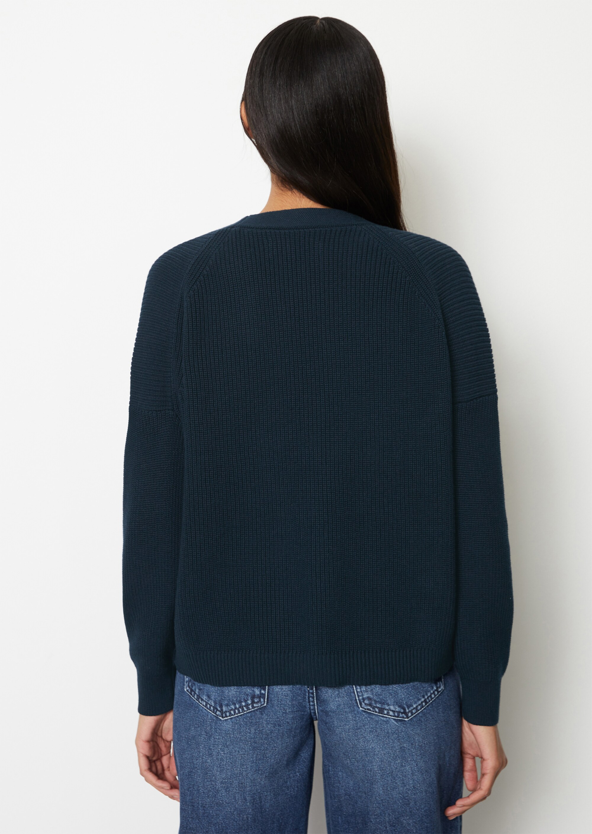 Cardigan oversize aus Organic Cotton