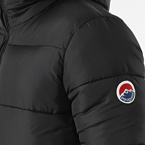 Doudoune Longue Capuche Diego Noir