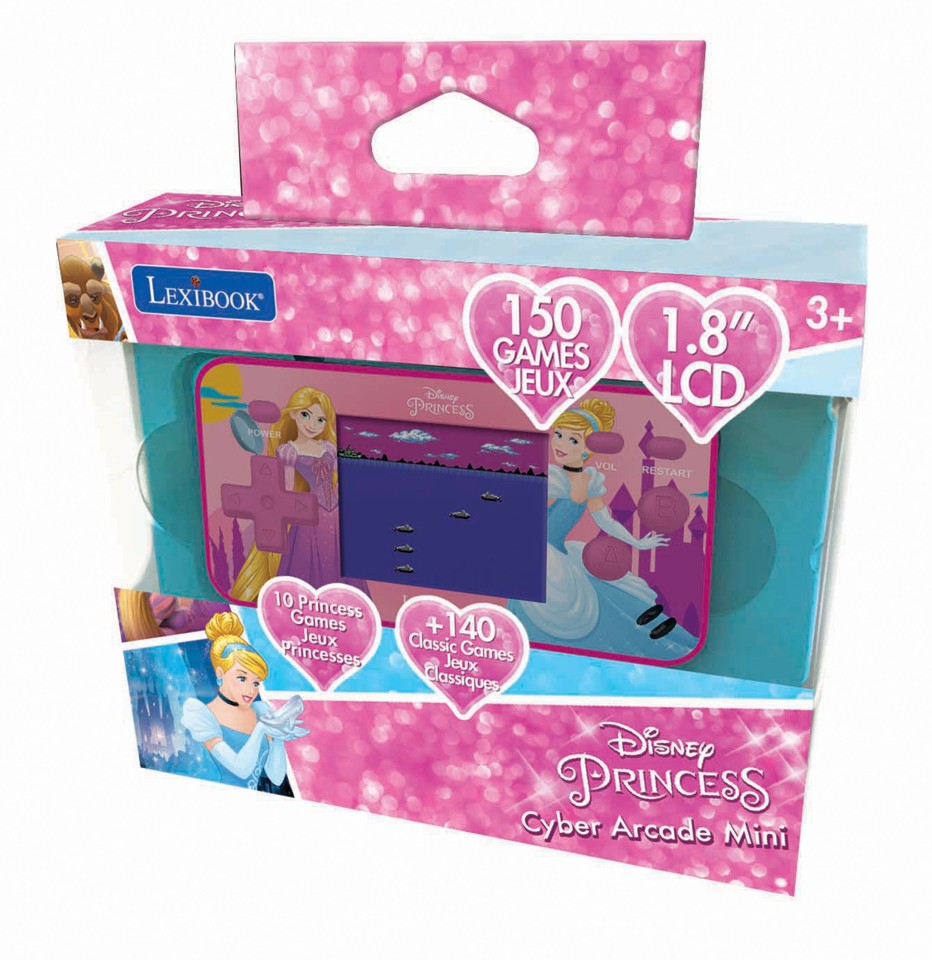 Lexibook - Disney Prinsesse - Håndholdt Konsol Cyber Arcade® Pocket