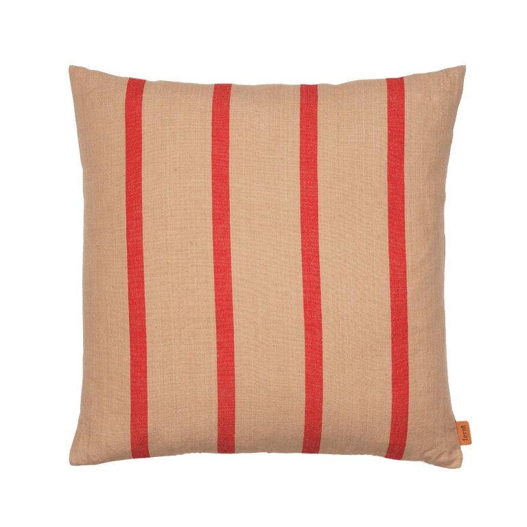Ferm Living Grand kussen 50x50 Camel/Red