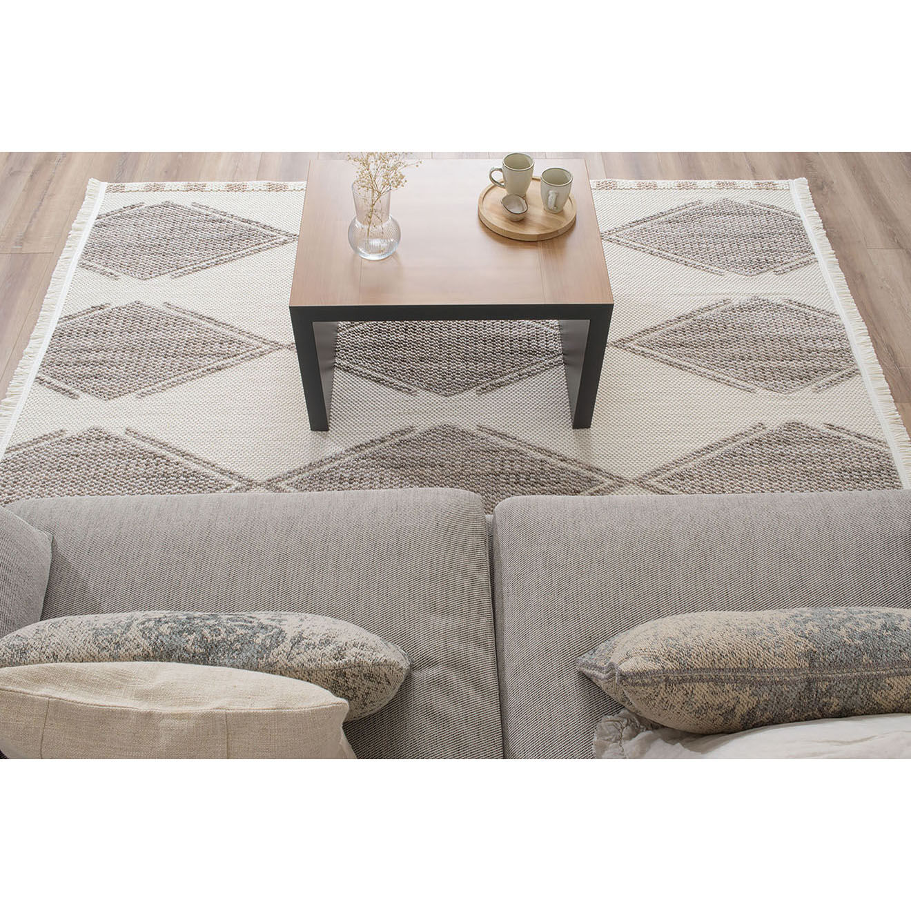 Nazar Rugs Tapis Bali 730 crème - 80x150 cm