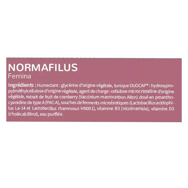 Codifra Normafilus Femina Conforto Íntimo 60 cápsulas