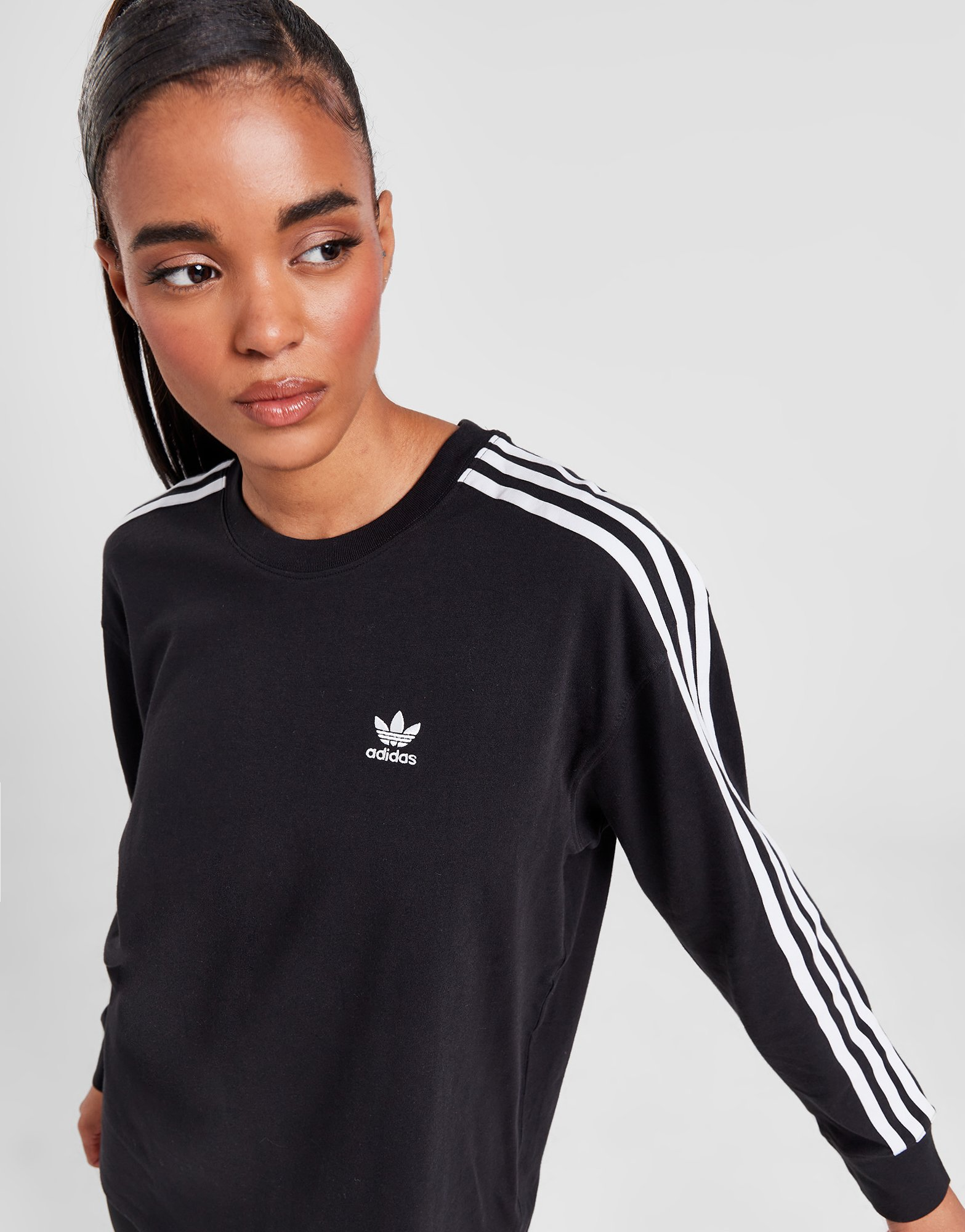 adidas Originals T-shirt Manches Longues Boyfriend Femme
